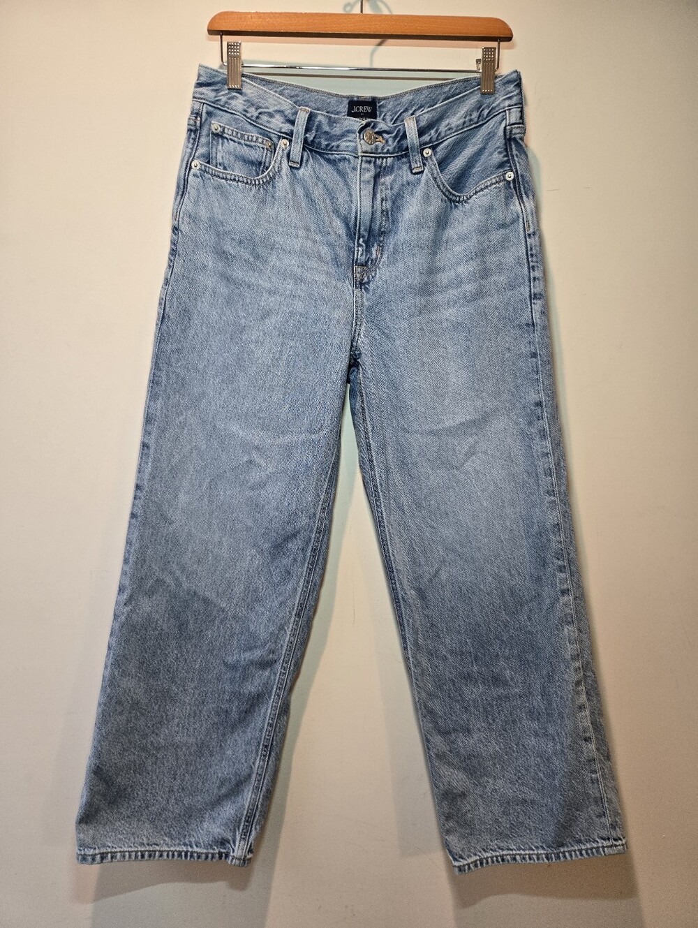 J Crew 90s Vintage Baggy Jeans Women's 28 Classic Preppy Denim Wide Leg